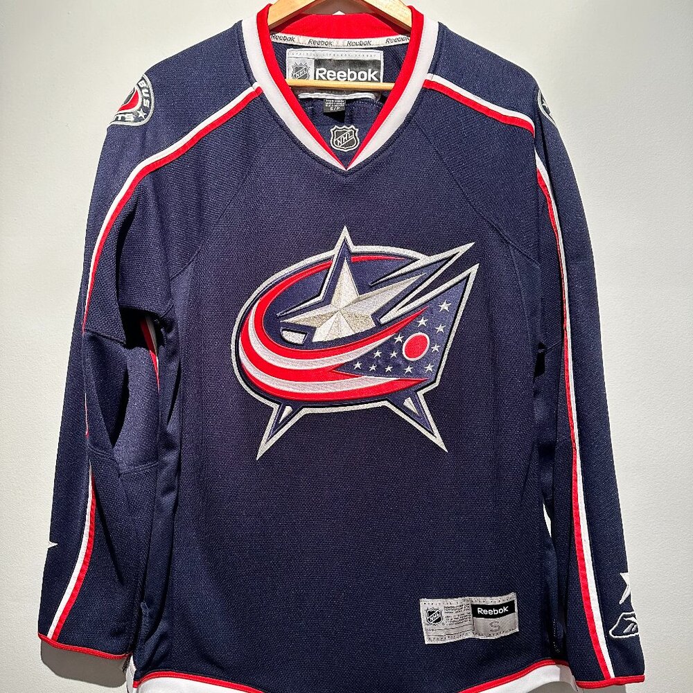 Reebok NHL Men's Small Columbus Blue Jackets Hockey Players Jersey